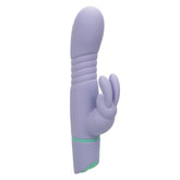 Love Bunny Thrusting Bunny Waterproof Silicone Vibrating Massager Lavender VIBRATORS-RABBIT
